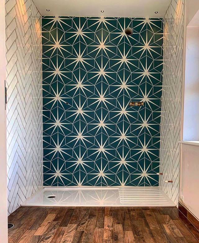 Bathroom tiling and flooring project in North London