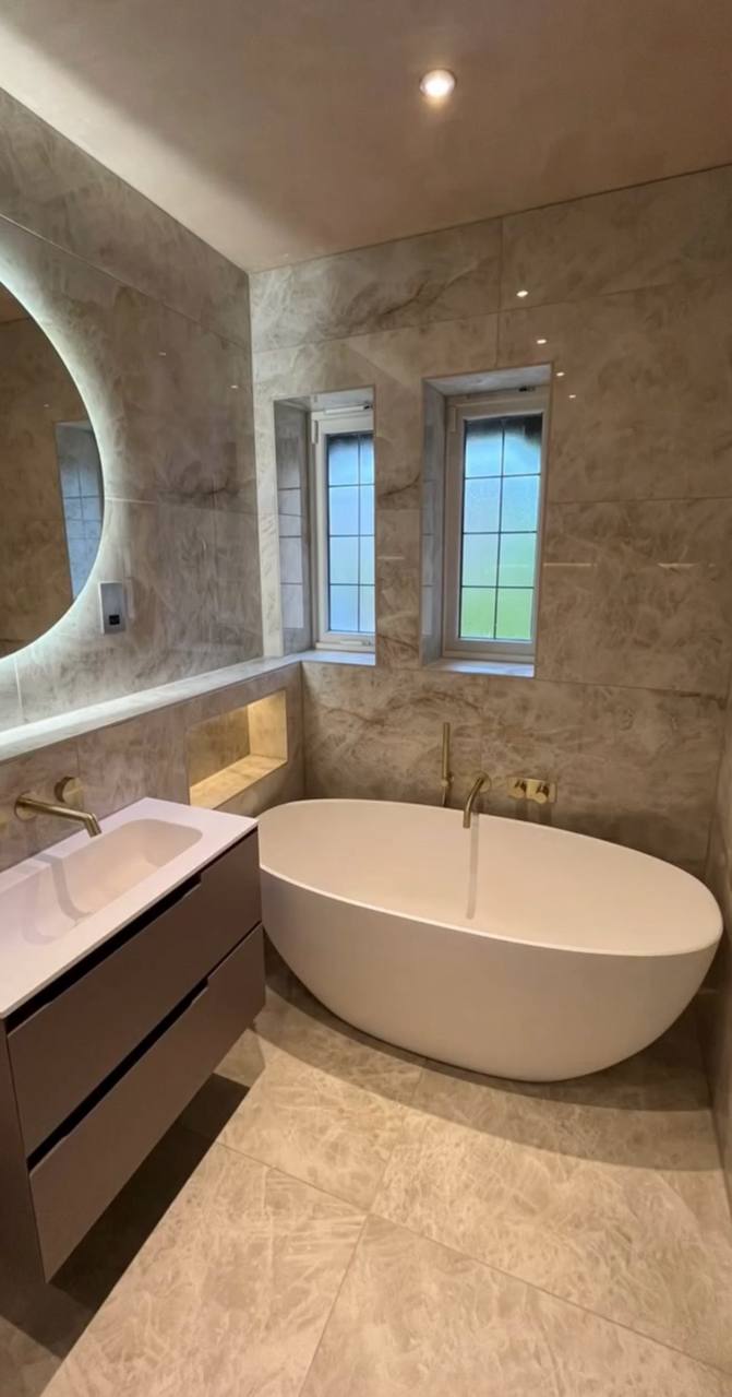 Bathroom installation and renovation project in North London