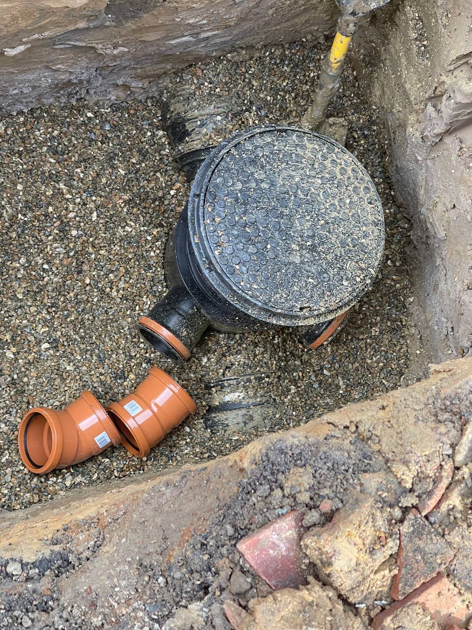 Copper pipework and drainage plumbing project in North London